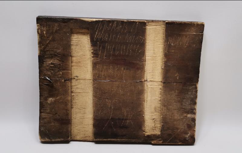 OSMANLI DÖNEMİ RUM İŞİ ÇOK FARKLI FORMDA EL BOYAMA İKONA