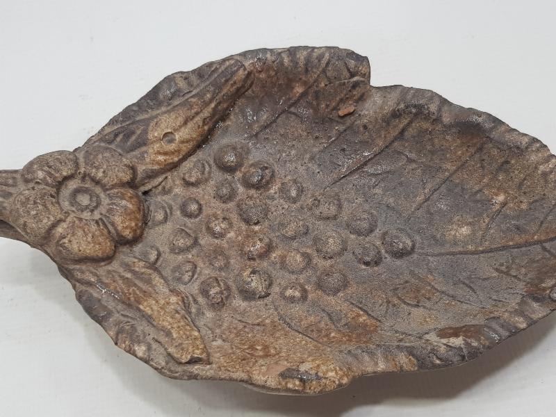 OSMANLI DÖNEMİ YAPRAK FORMLU ÇOK NADİR ÇANAKKALE SUNUMLUK