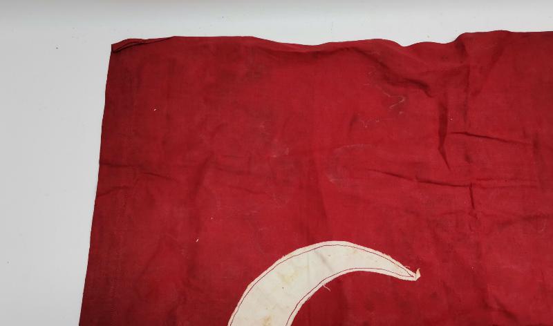 OSMANLI SON DÖNEM EL YAPIMI BAYRAK