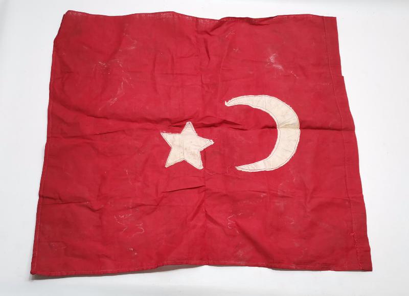 OSMANLI SON DÖNEM EL YAPIMI BAYRAK