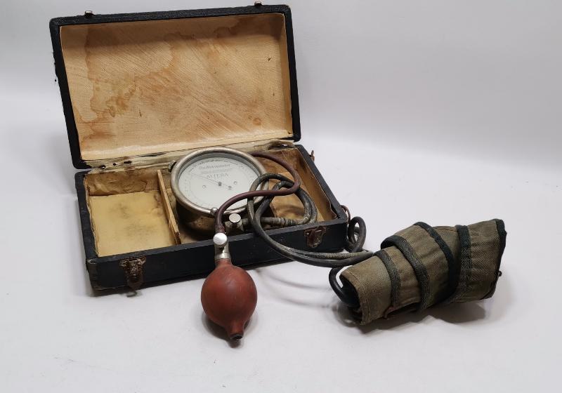 OSMANLI TIP TARİHİ: I.M.FARHI ISTANBUL YAZILI KUTUSU İÇİNDE TANSİYON ALETİ