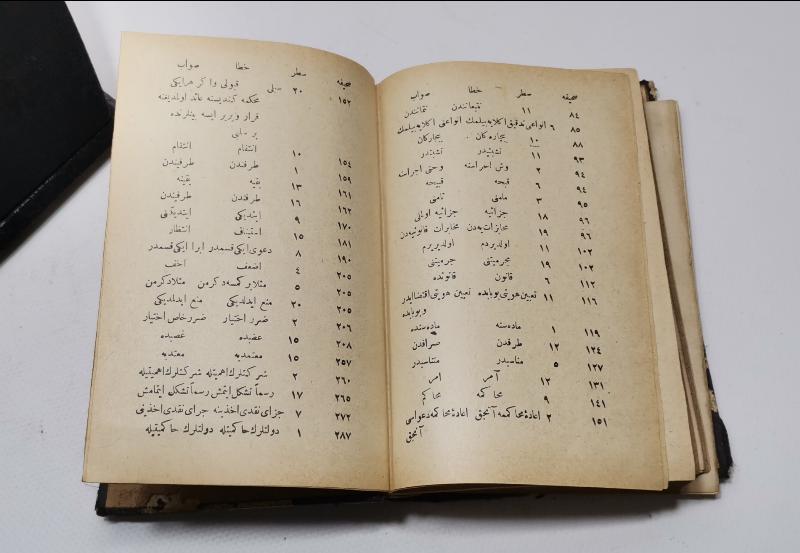 OSMANLICA İKİ KİTAP BİR ARADA: TOPOĞRAFYA & MALUMATI KANUNİYE