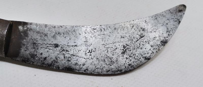 OSMANLICA YAZILI ÇOK NADİR BURSA İŞİ BAĞ BIÇAĞI