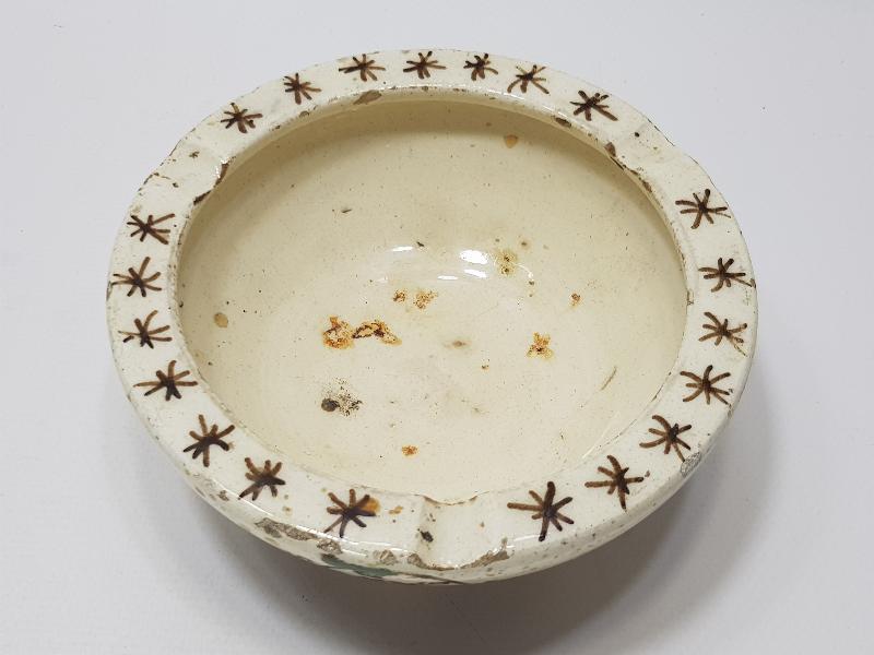 ANTİKA ÇOK NADİR KÜTAHYA İŞİ KÜL TABLASI 