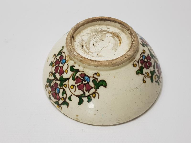 ANTİKA ÇOK NADİR KÜTAHYA İŞİ KÜL TABLASI 