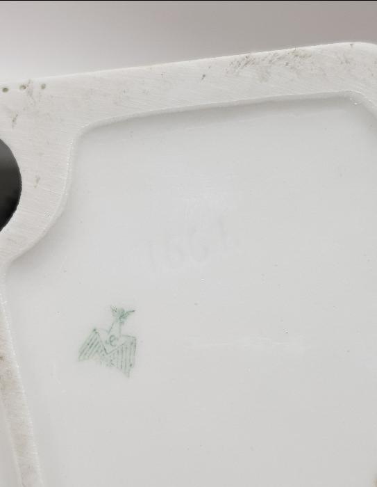 CARL SCHEİDİG KUŞ APLİKLİ PORSELEN KÜL TABLASI