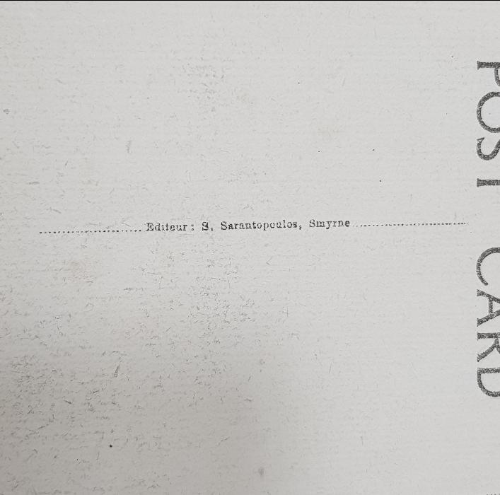 İŞGAL DÖNEM YUNAN EDİTÖRLÜ BERGAMA VİRANKAPI KARTPOSTALI