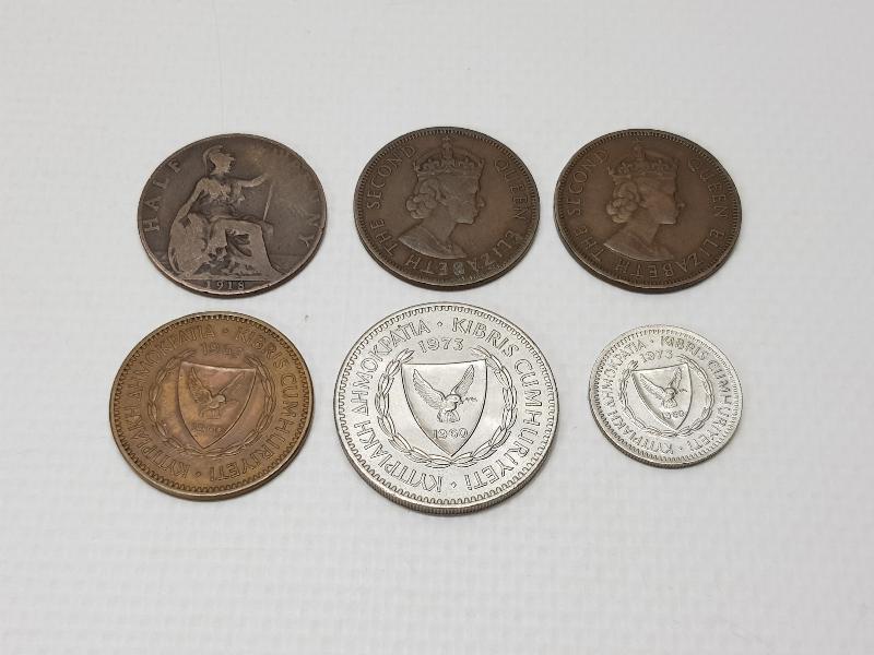 KIBRIS CUMHURİYETİ MADENİ PARA LOTU