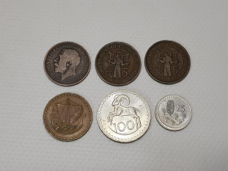 KIBRIS CUMHURİYETİ MADENİ PARA LOTU