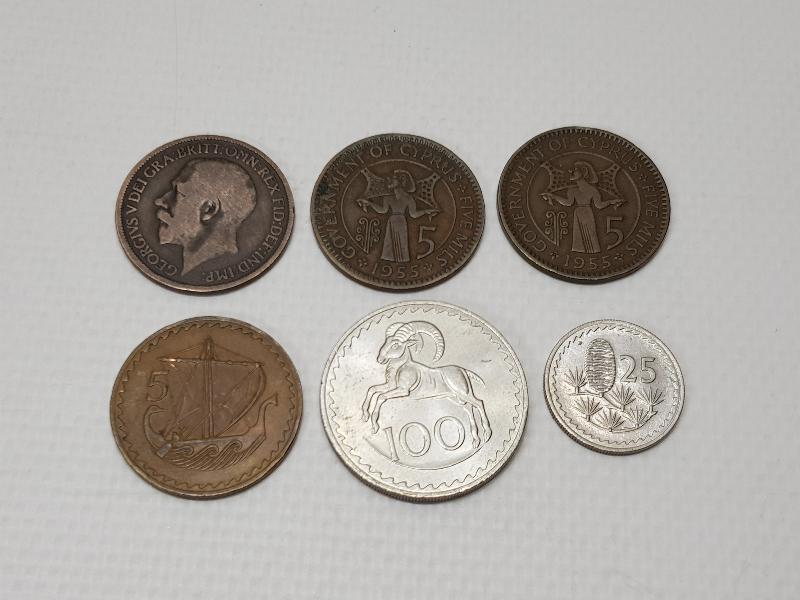 KIBRIS CUMHURİYETİ MADENİ PARA LOTU