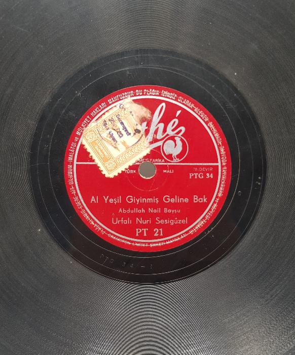 KORE SAVAŞI TÜRKÜSÜ - NURİ SESİGÜZEL TAŞ PLAK