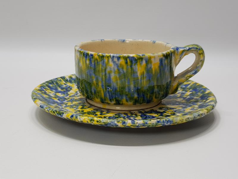 KÜTAHYA SERAMİK AKITMA MODEL ÇAY FİNCANI