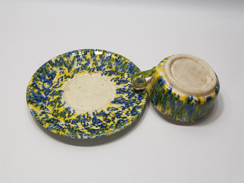 KÜTAHYA SERAMİK AKITMA MODEL ÇAY FİNCANI