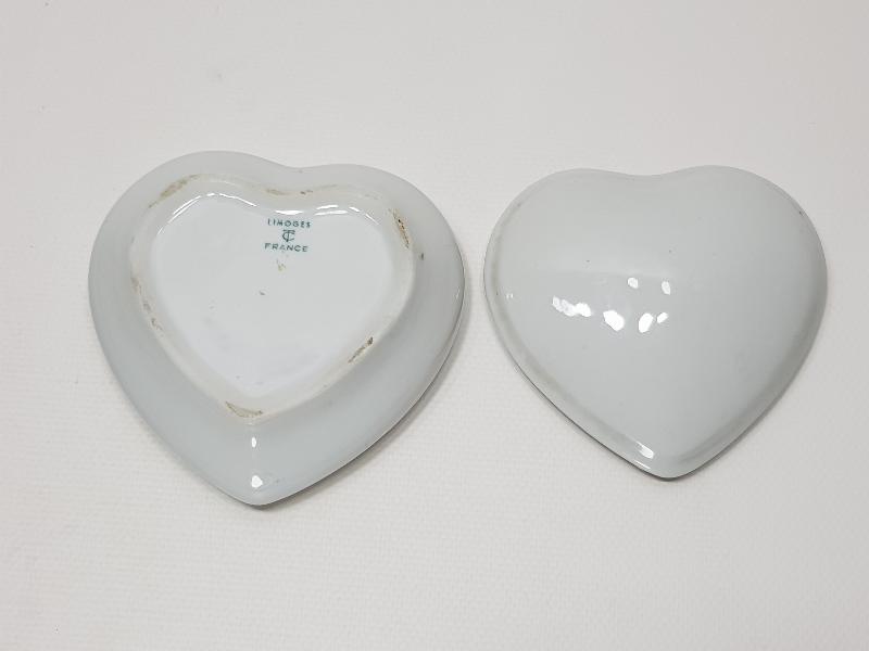 LIMOGES MARKA KALP FORMLU PORSELEN MÜCEVHER KUTUSU