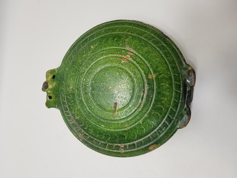 OSMANLI DÖNEMİ ÇOK NADİR EL BOYAMA SIRLI SERAMİK MATARA