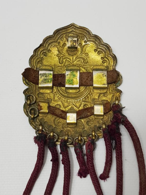 OSMANLI DÖNEMİ ÇOK NADİR PÜSKÜLLÜ GÜMÜŞ GELİN KEMERİ 