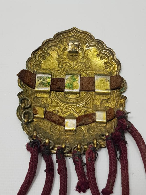 OSMANLI DÖNEMİ ÇOK NADİR PÜSKÜLLÜ GÜMÜŞ GELİN KEMERİ 