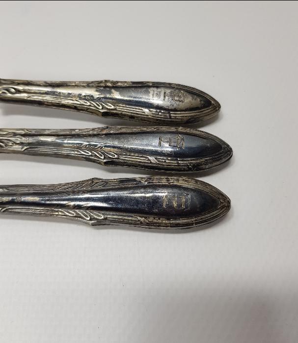 OSMANLI DÖNEMİ RUMCA İNİSİYALLİ GÜMÜŞ KAPLAMA SEYAHAT TAKIMI