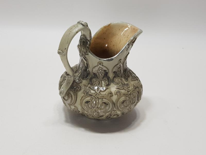 OSMANLI PAZARI İÇİN YAPILMIŞ GÜMÜŞ YALDIZLI ÇOK NADİR FORMDA SÜTLÜK