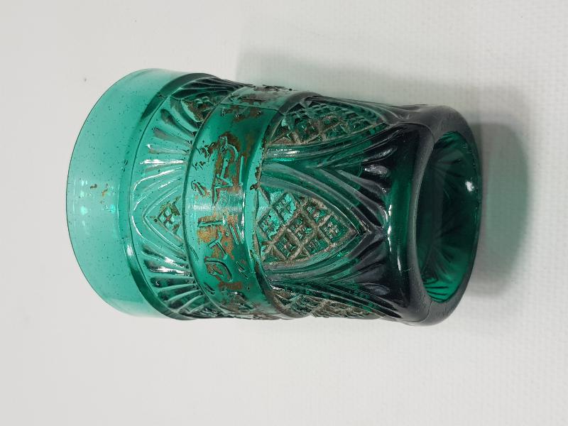 OSMANLICA BEYİT YAZILI ÇOK NADİR SU BARDAĞI