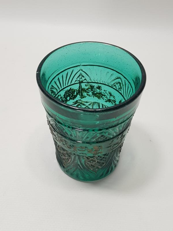 OSMANLICA BEYİT YAZILI ÇOK NADİR SU BARDAĞI