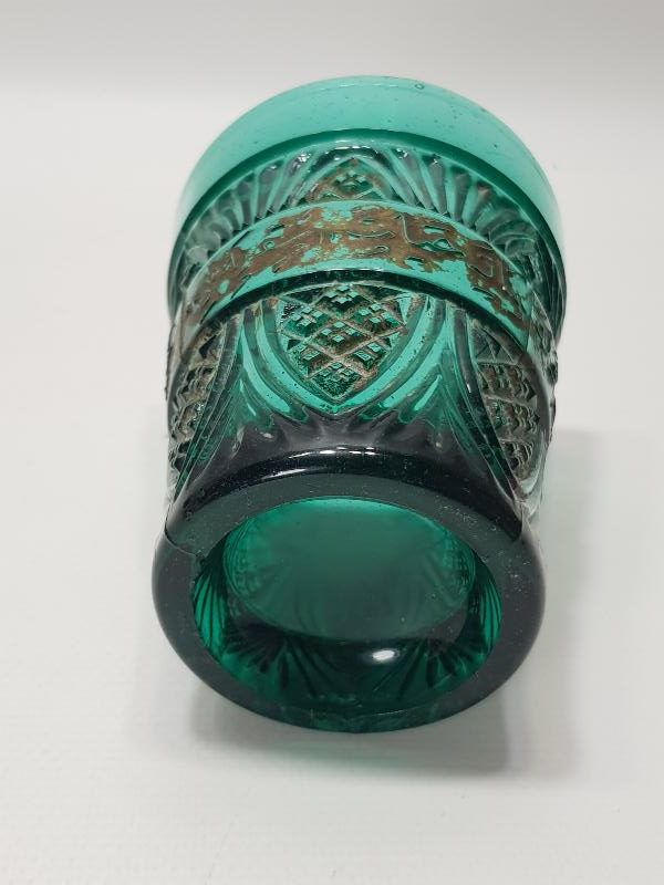 OSMANLICA BEYİT YAZILI ÇOK NADİR SU BARDAĞI