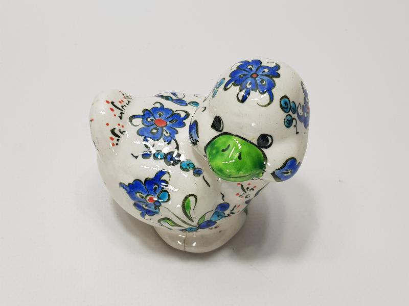 SANATÇI İMZALI KÜTAHYA SERAMİK ÖRDEK YAVRUSU BİBLO