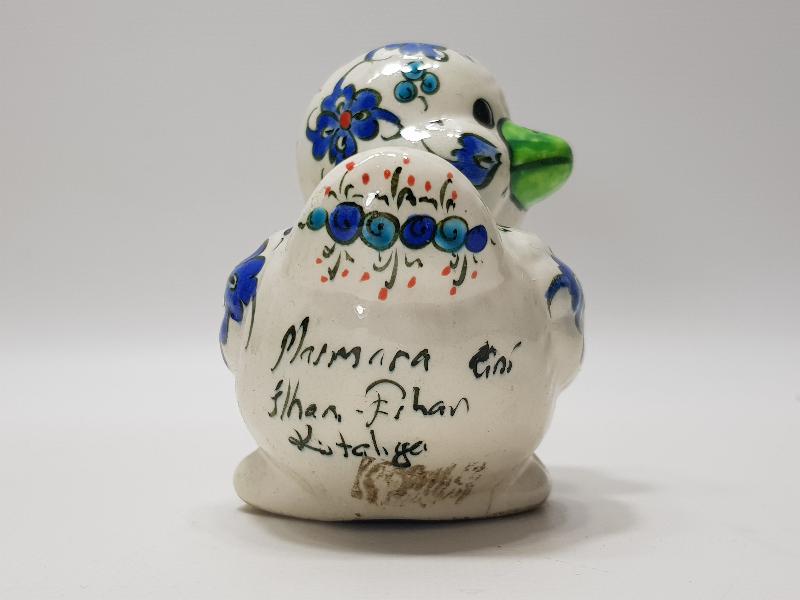 SANATÇI İMZALI KÜTAHYA SERAMİK ÖRDEK YAVRUSU BİBLO