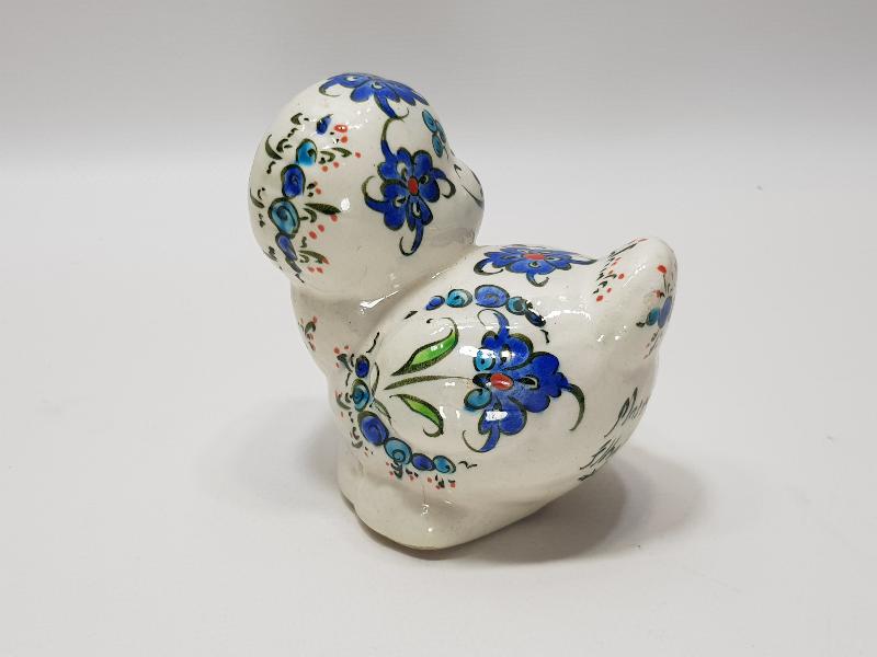 SANATÇI İMZALI KÜTAHYA SERAMİK ÖRDEK YAVRUSU BİBLO