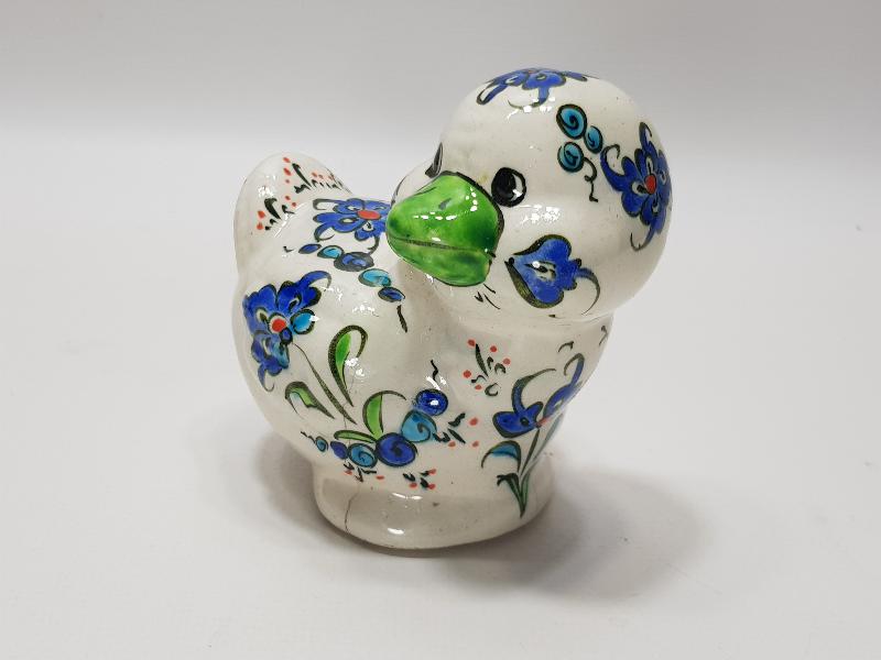 SANATÇI İMZALI KÜTAHYA SERAMİK ÖRDEK YAVRUSU BİBLO