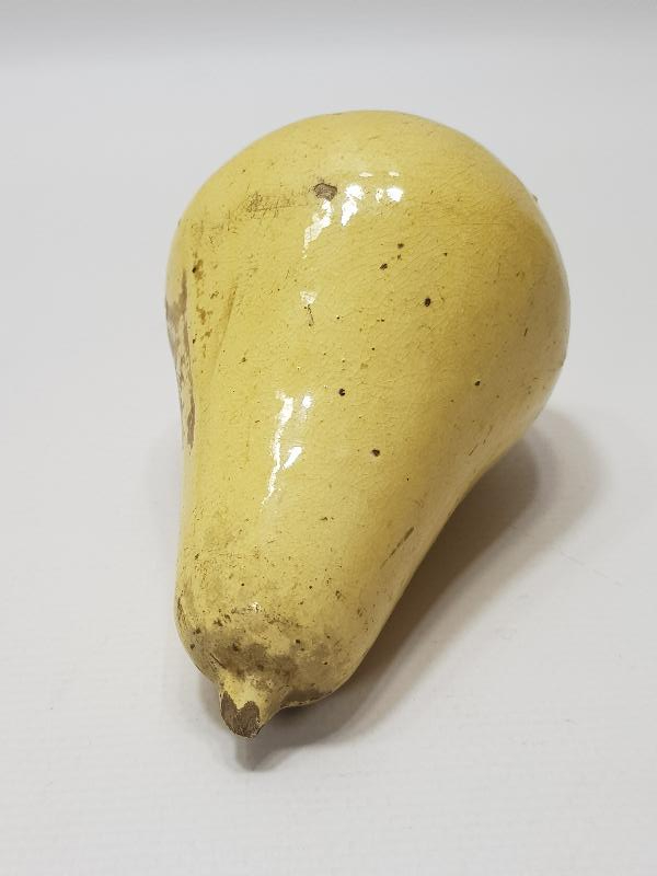 TABANI OSMANLICA YAZILI ARMUT FORMLU ÇOK NADİR ÇANAKKALE SERAMİK KUMBARA