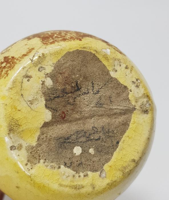 TABANI OSMANLICA YAZILI ARMUT FORMLU ÇOK NADİR ÇANAKKALE SERAMİK KUMBARA