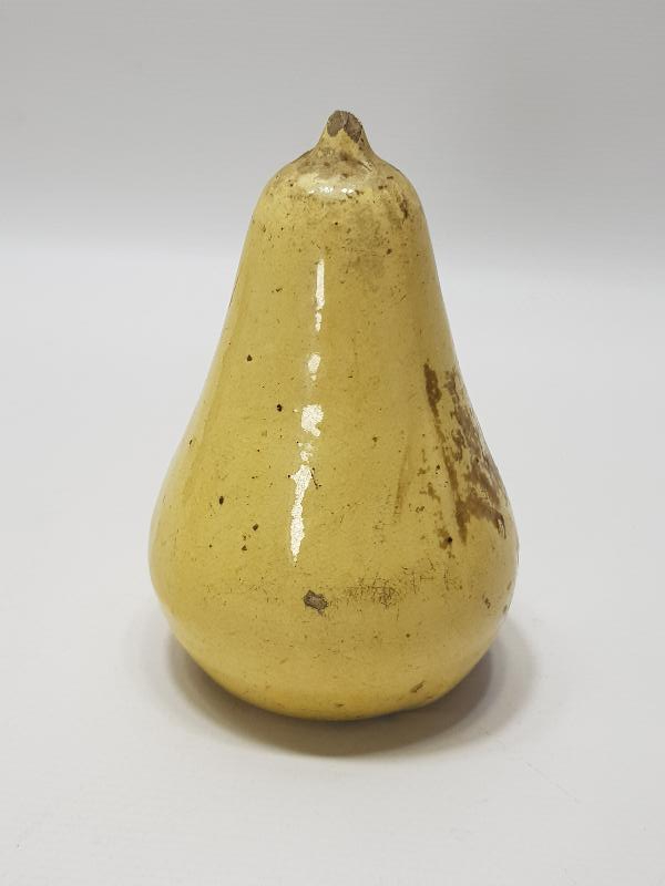 TABANI OSMANLICA YAZILI ARMUT FORMLU ÇOK NADİR ÇANAKKALE SERAMİK KUMBARA