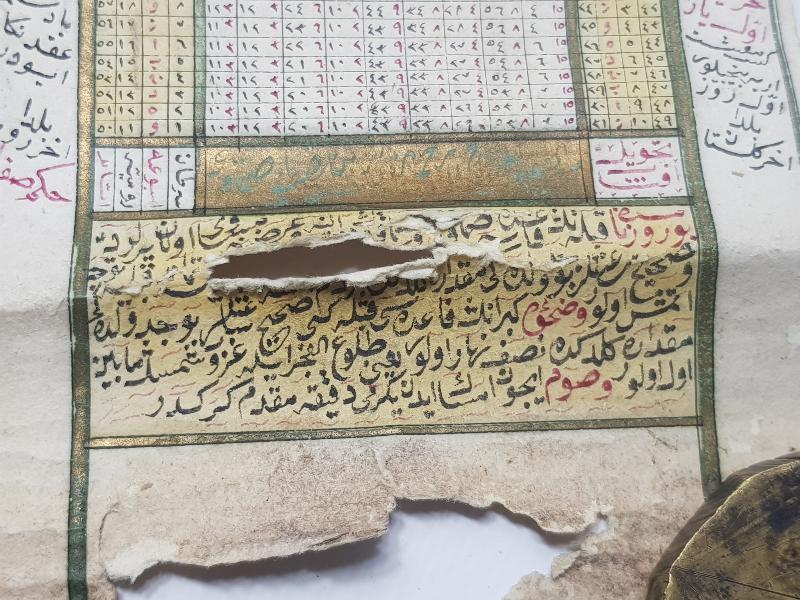 OSMANLI DÖNEMİ EL YAZMA RUZNAME