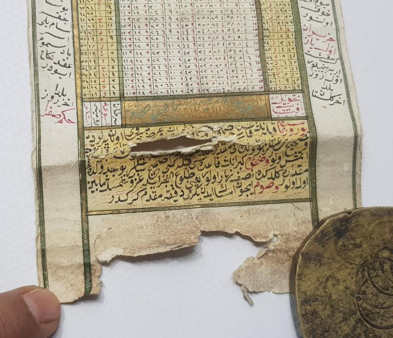 OSMANLI DÖNEMİ EL YAZMA RUZNAME