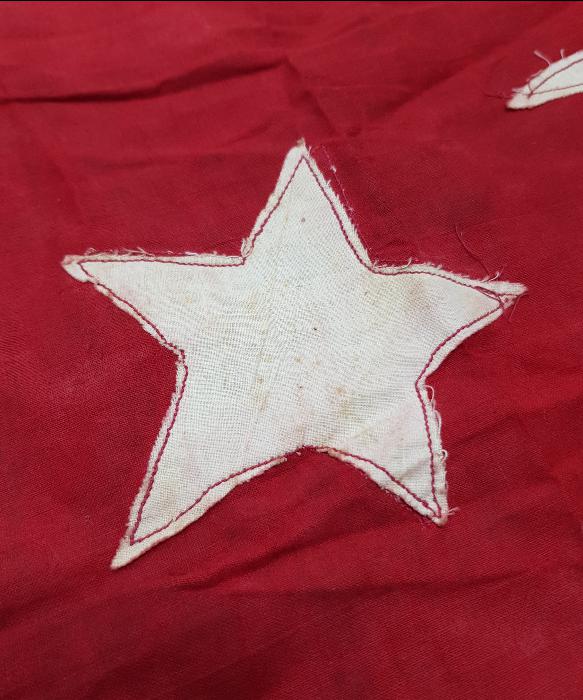 OSMANLI SON DÖNEM EL YAPIMI BAYRAK