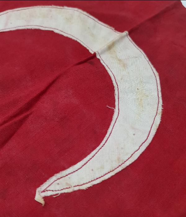 OSMANLI SON DÖNEM EL YAPIMI BAYRAK