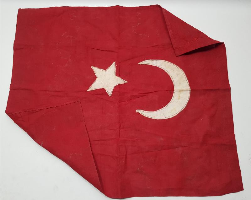 OSMANLI SON DÖNEM EL YAPIMI BAYRAK