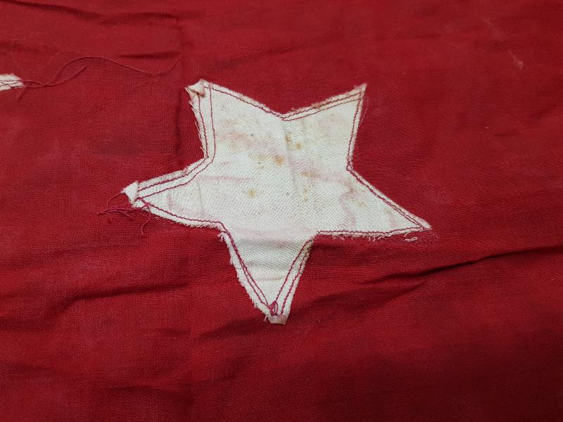 OSMANLI SON DÖNEM EL YAPIMI BAYRAK