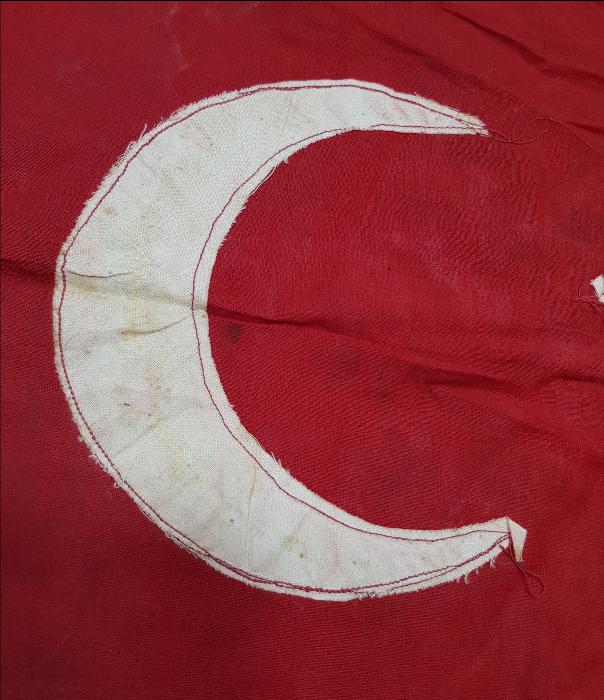 OSMANLI SON DÖNEM EL YAPIMI BAYRAK