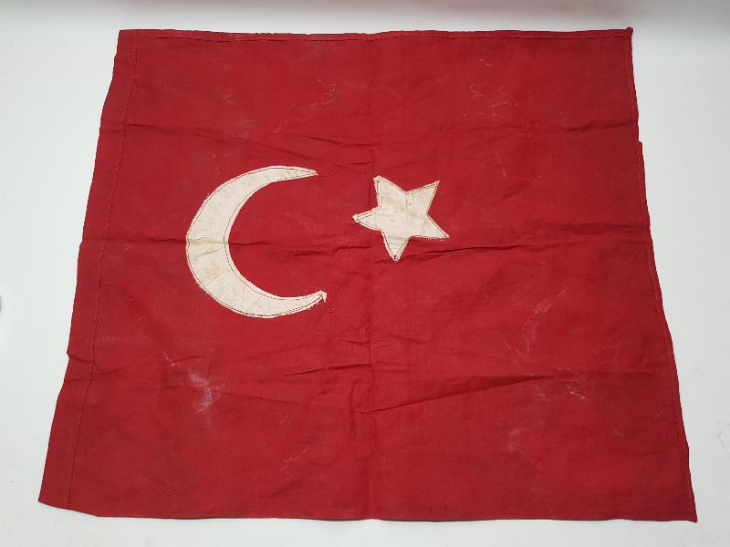 OSMANLI SON DÖNEM EL YAPIMI BAYRAK