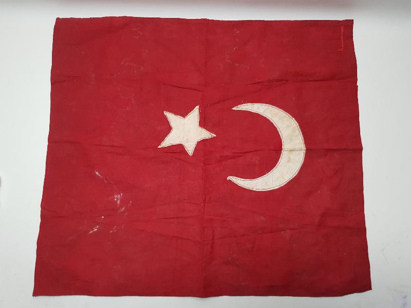 OSMANLI SON DÖNEM EL YAPIMI BAYRAK