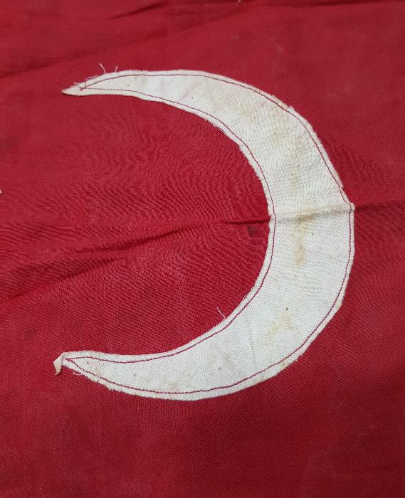 OSMANLI SON DÖNEM EL YAPIMI BAYRAK