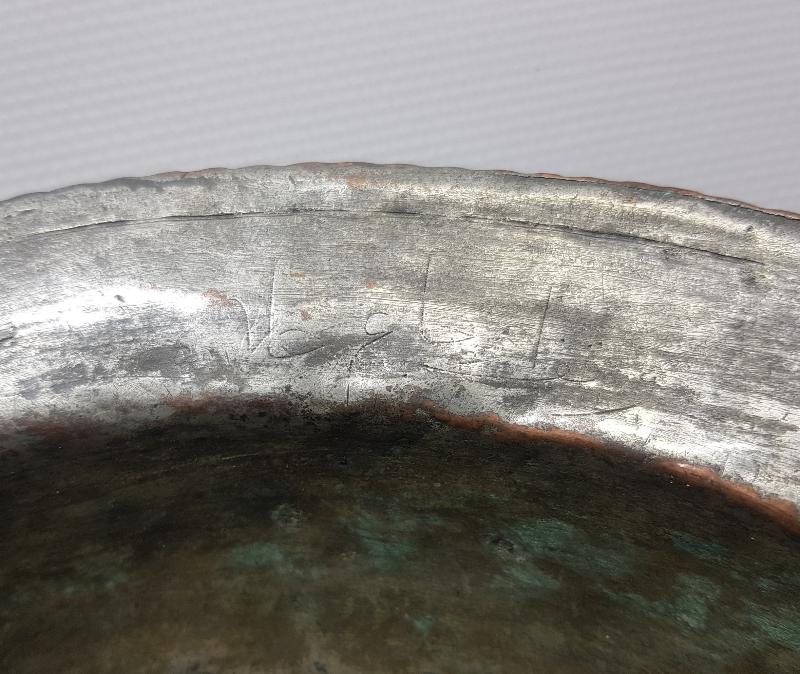 OSMANLICA YAZILI AĞA İŞİ BAKIR TABAK