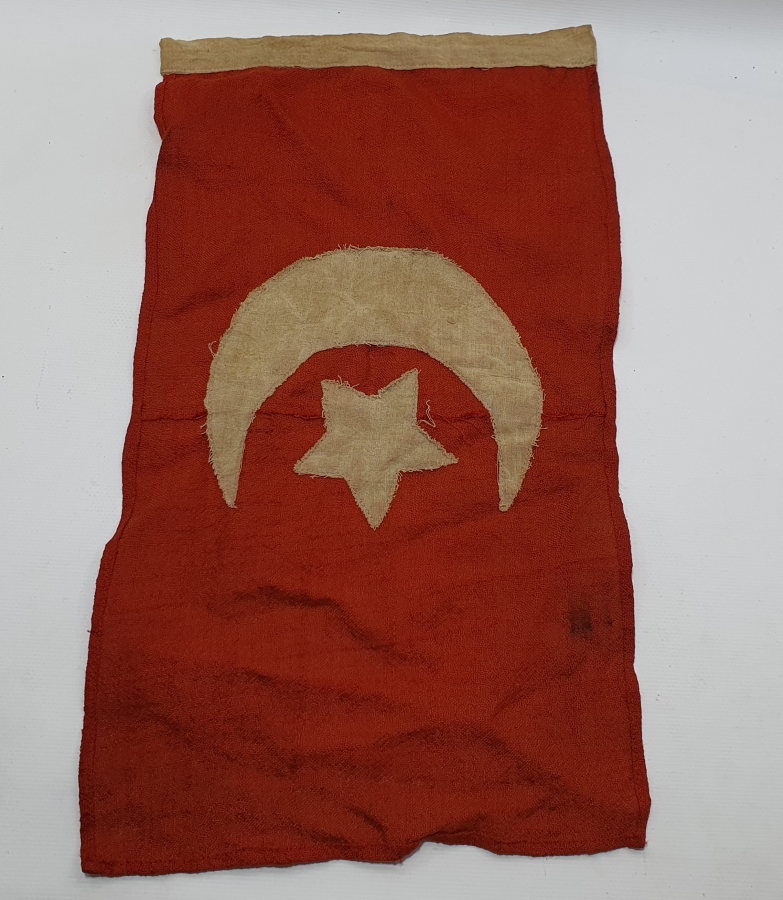 OSMANLI DÖNEMİ ÇOK NADİR KÖK BOYA BAYRAK