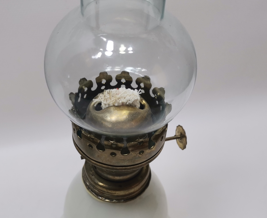 ANTİKA ÇİFT FRANSIZ OPALİN LAMBA