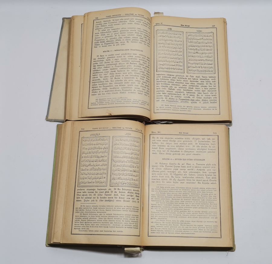 ARAPÇA'NIN YASAK OLDUĞU DÖNEMDE BASILMIŞ ''TANRI BUYRUĞU'' KUR'AN -I KERİM MEALİ