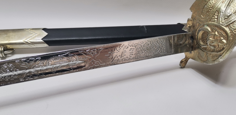 ASLAN BAŞLI ANTİKA DENİZCİ PAŞA KILICI