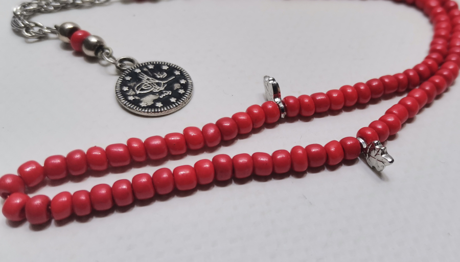 MERCAN TAŞLI ANTİKA NAMAZ TESPİHİ