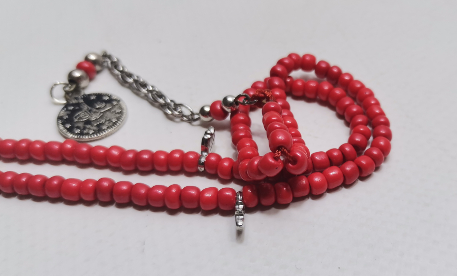 MERCAN TAŞLI ANTİKA NAMAZ TESPİHİ